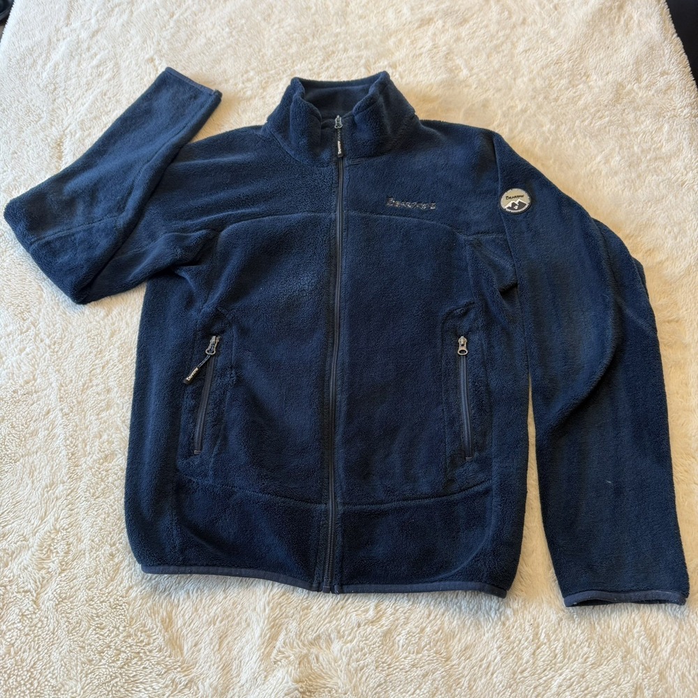 Bearpaw Outdoors Women's Full Zip Front Jacket Size Medium Navy Hiking Camping